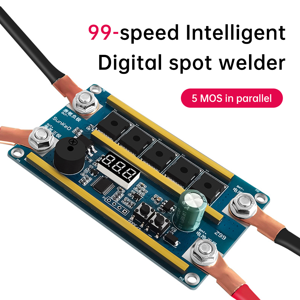 Diy Electronics Spot Welder - 99 Gears 12V Spot Welder Kit
