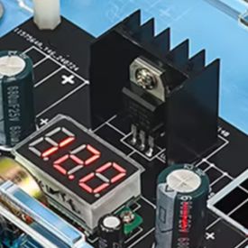 Learn Diy Electronics - LM317 Voltage Regulator Power Supply Board