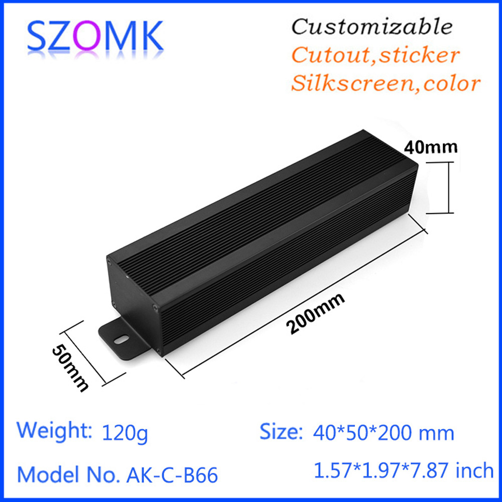 Diy Electronics Organizer - 1Piece 40*50*200mm Aluminum Box Enclosure Electronics
