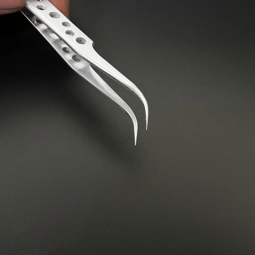 Diy Elektronik - Industrial Tweezers Electronics Anti-static Curved Straight