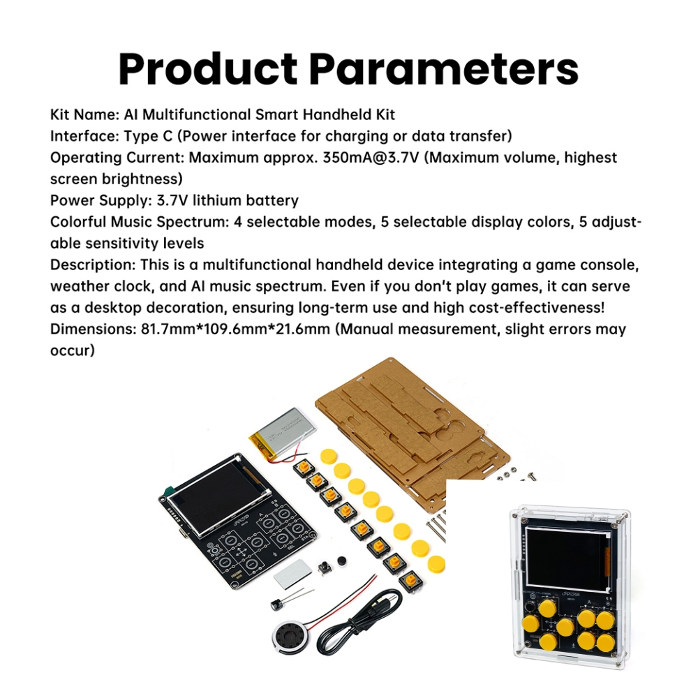 Diy Electronics Game - DIY LCD Game Console Kit With