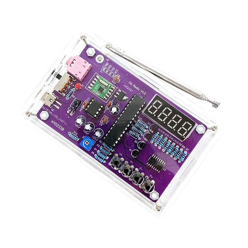 Dual Channel FM Radio DIY Buil - Diy Electronics Kits For Adults review and price