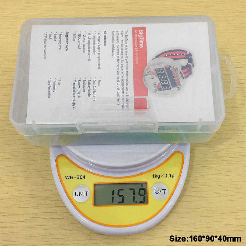 Single Chip LED Kit Clock DIY  - Learn Diy Electronics review and price