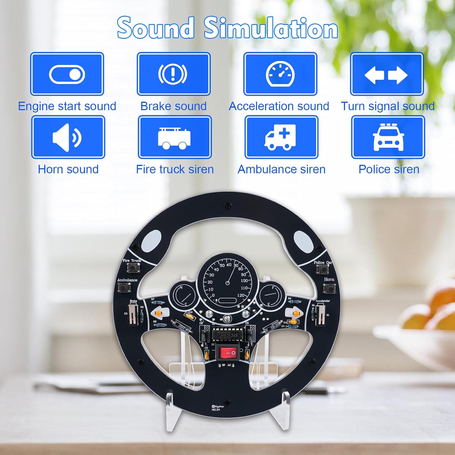 Car Steering Wheel DIY Solderi - Diy Electronics Kits For Adults review and price