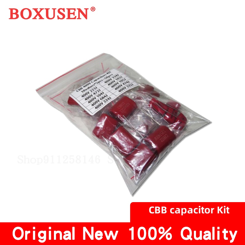 10value*5PCS=50PCS 400V 10nF ~ - Capacitor Kit Assortment review and price