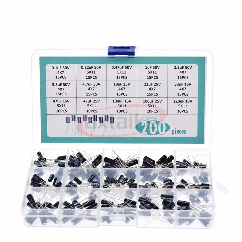 120/200/500pcs Radial Capacito - Capacitor Kit Assortment review and price