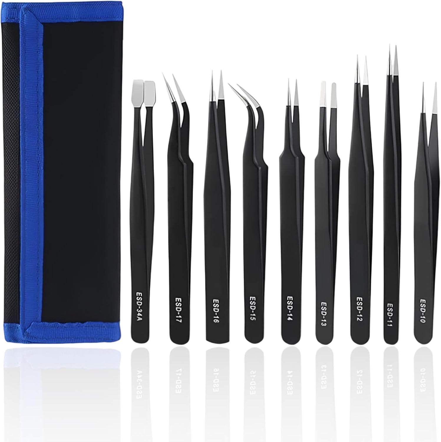 Precision Anti-static Tweezers - Diy Electronics Soldering Kit review and price