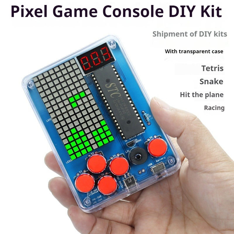 Pixel Game Machine Production  - Diy Electronics Game review and price
