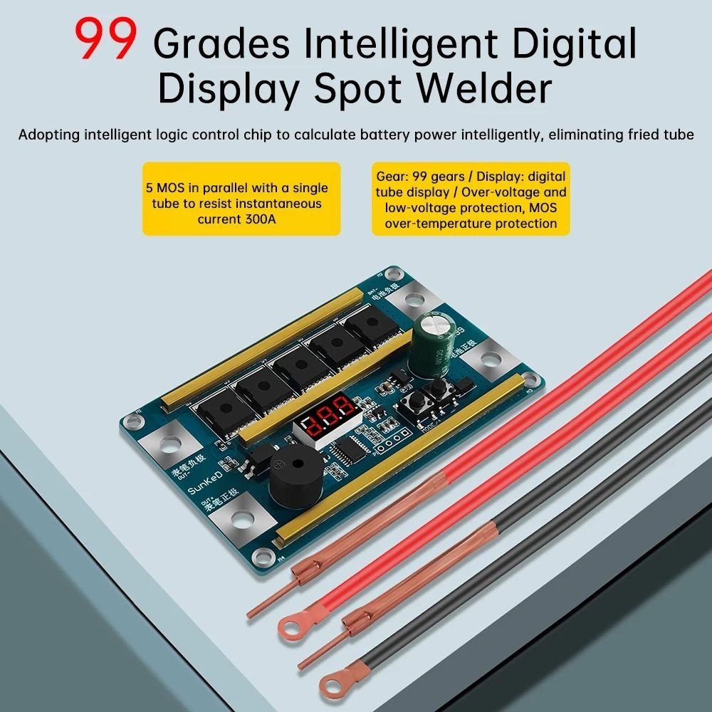 Portable 12V Spot Welder Digit - Diy Electronics Spot Welder review and price