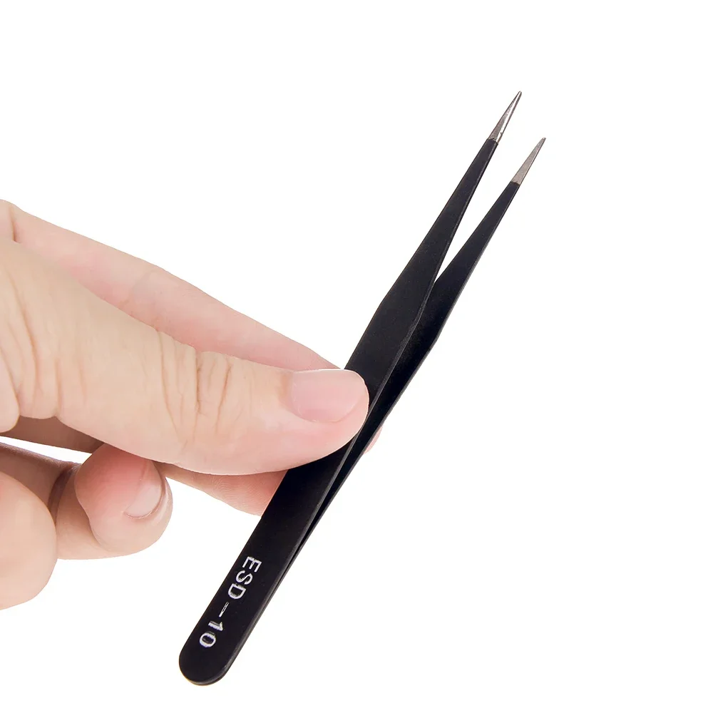 6pcs Precision Tweezers Set ES - Diy Electronics Soldering Kit review and price