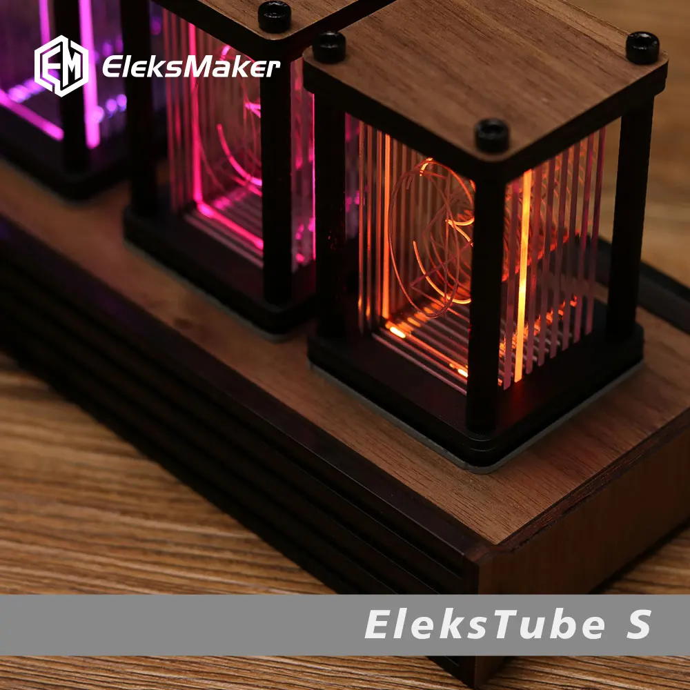 RGB Nixie Tube Clock DIY Table - Diy Electronics Gift Ideas review and price