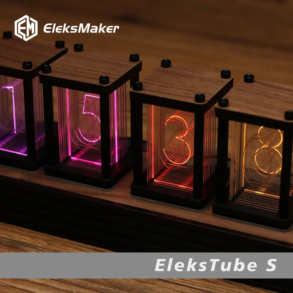 RGB Nixie Tube Clock DIY Table - Diy Electronics Gift Ideas review and price