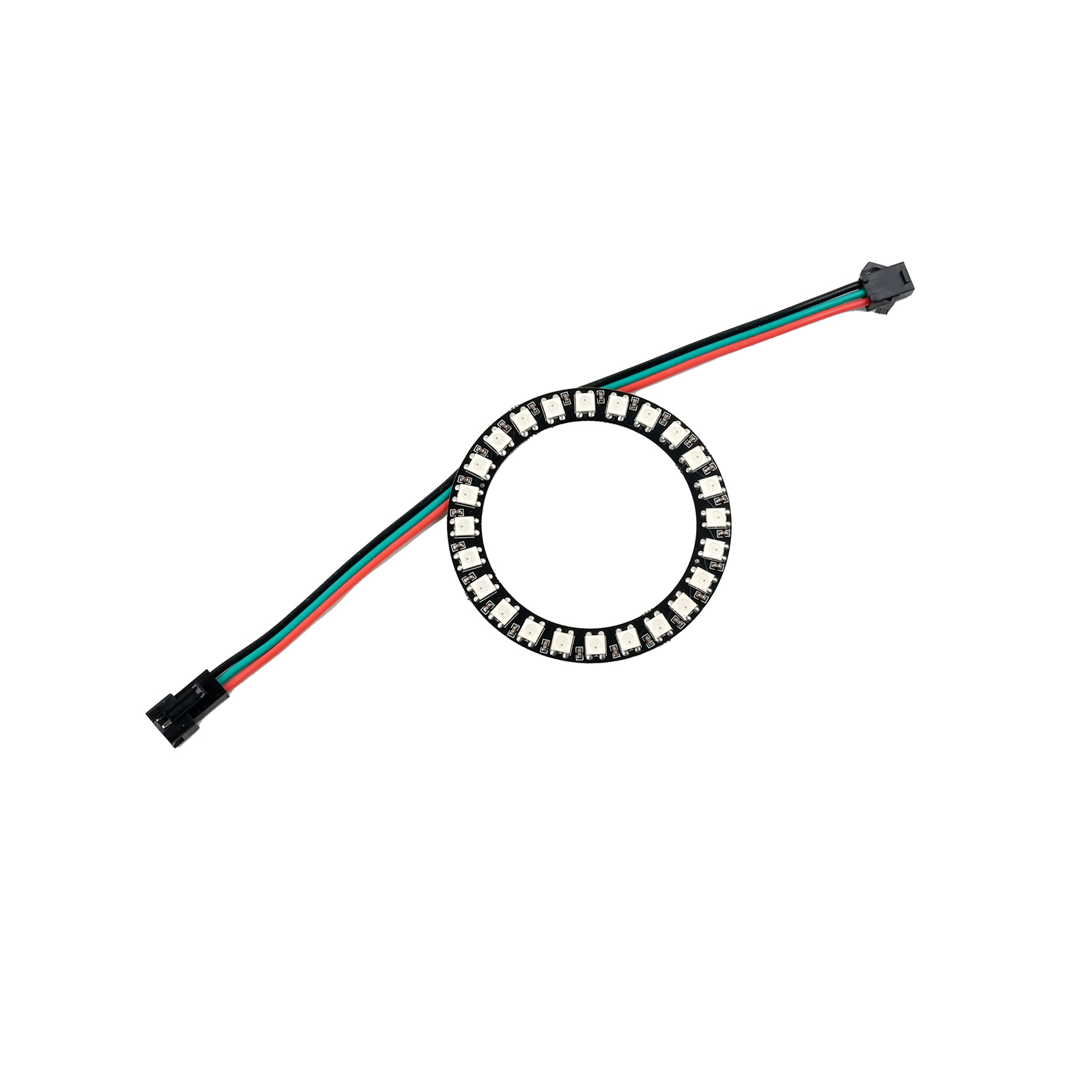 Smart WS2812B 24LED Ring Light - Diy Electronics Address review and price