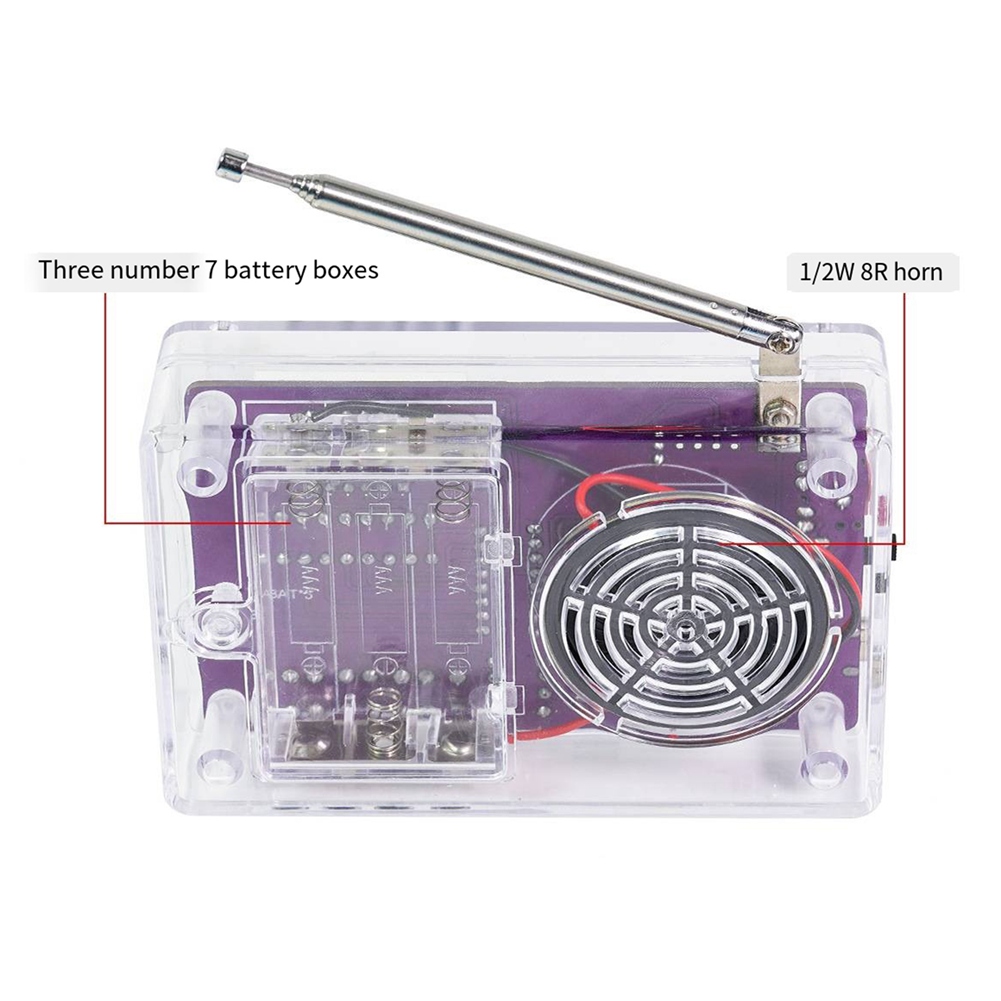 A72Z New HU-017B DIY FM Radio  - Diy Electronics Soldering Kit review and price