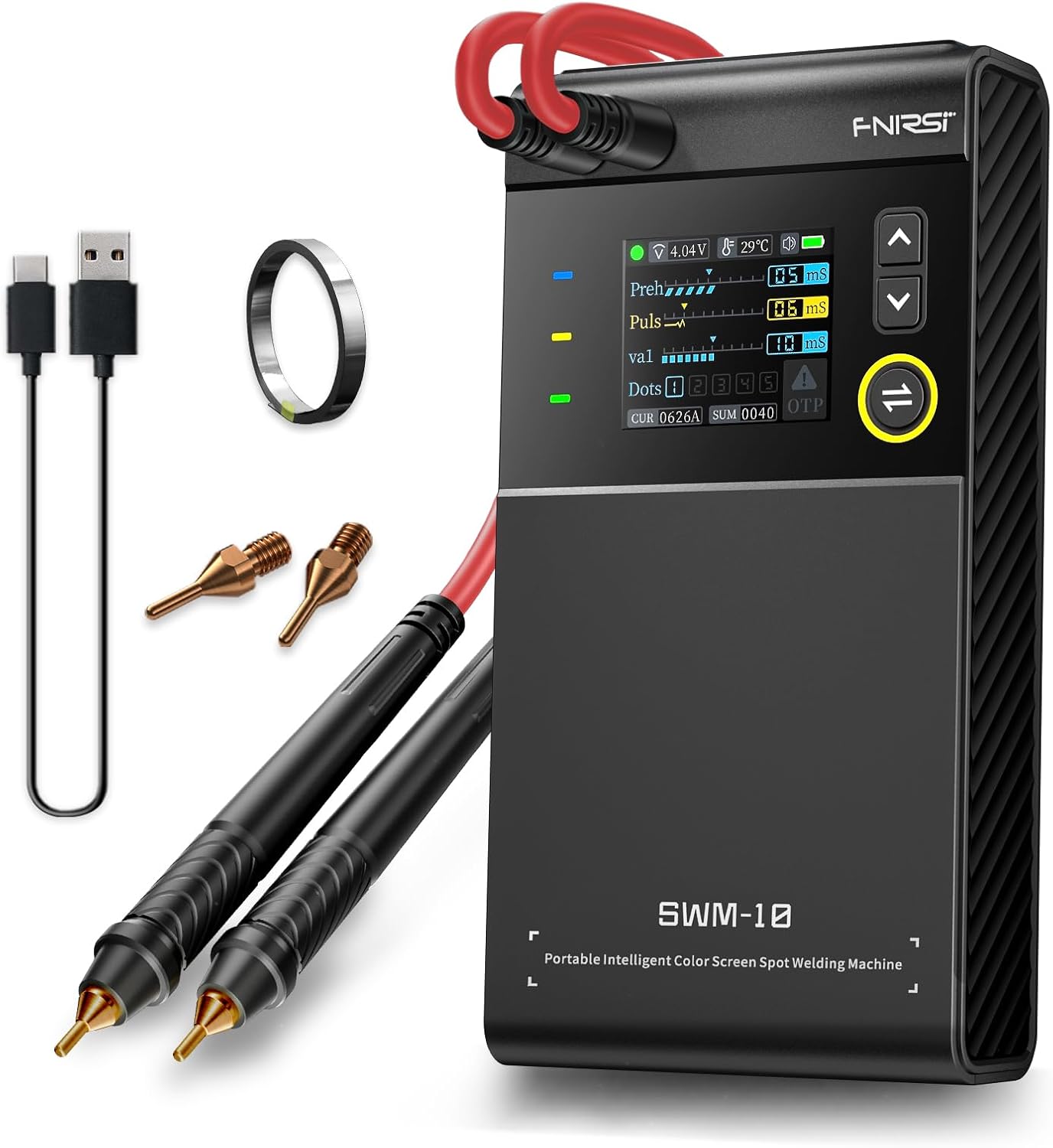 FNIRSI 1200A Portable Spot Wel - Diy Electronics Spot Welder review and price
