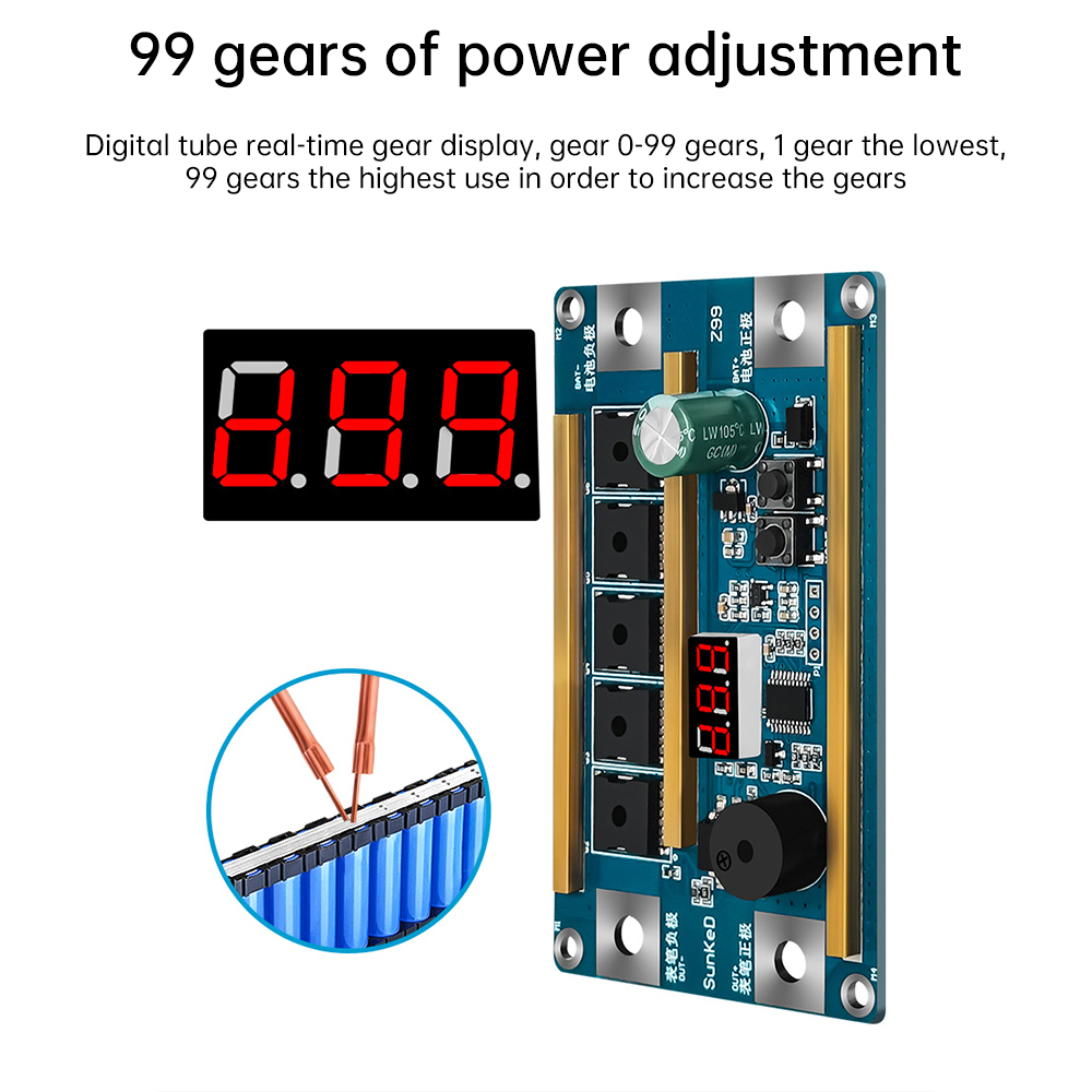 99 Gear 1500A Max Spot Welder  - Diy Electronics Spot Welder review and price