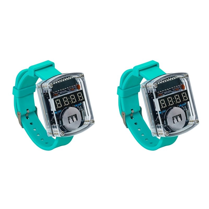 2X DIY Watch LED Watch Electro - Diy Electronics Learning Kit review and price
