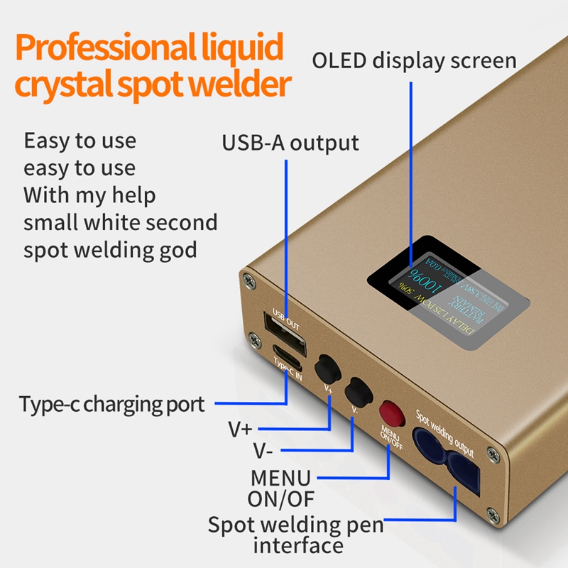 10600mah DX10 Handheld Spot We - Diy Electronics Spot Welder review and price