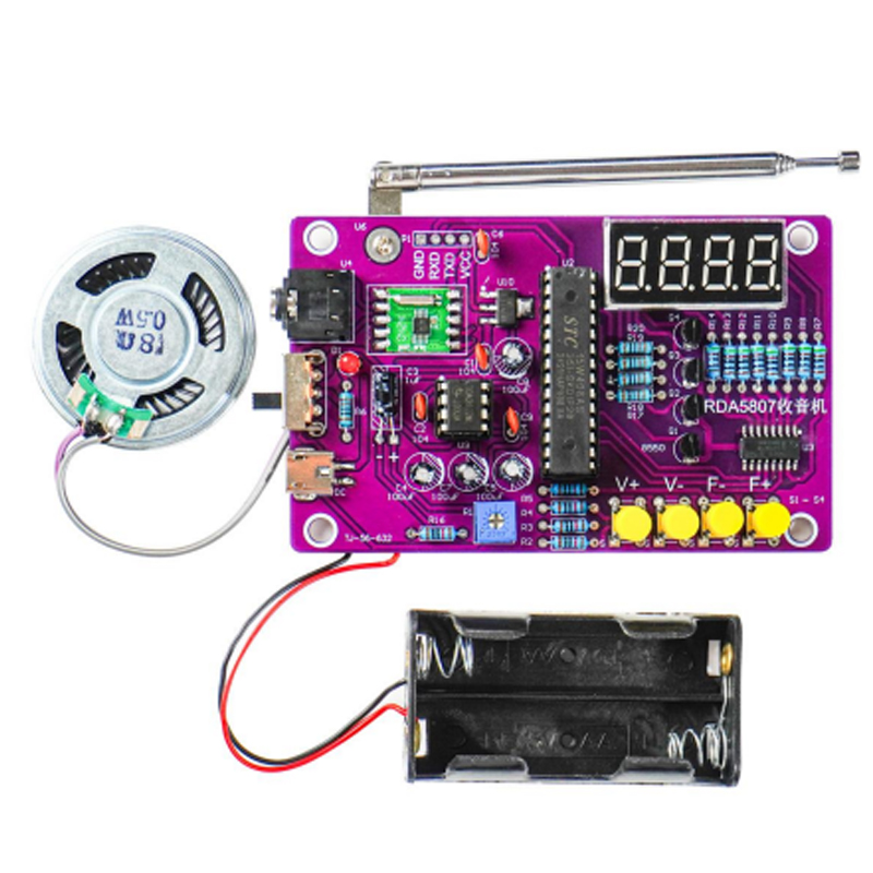 DIY FM Radio Electronic Kit 87 - Diy Electronics Soldering Kit review and price