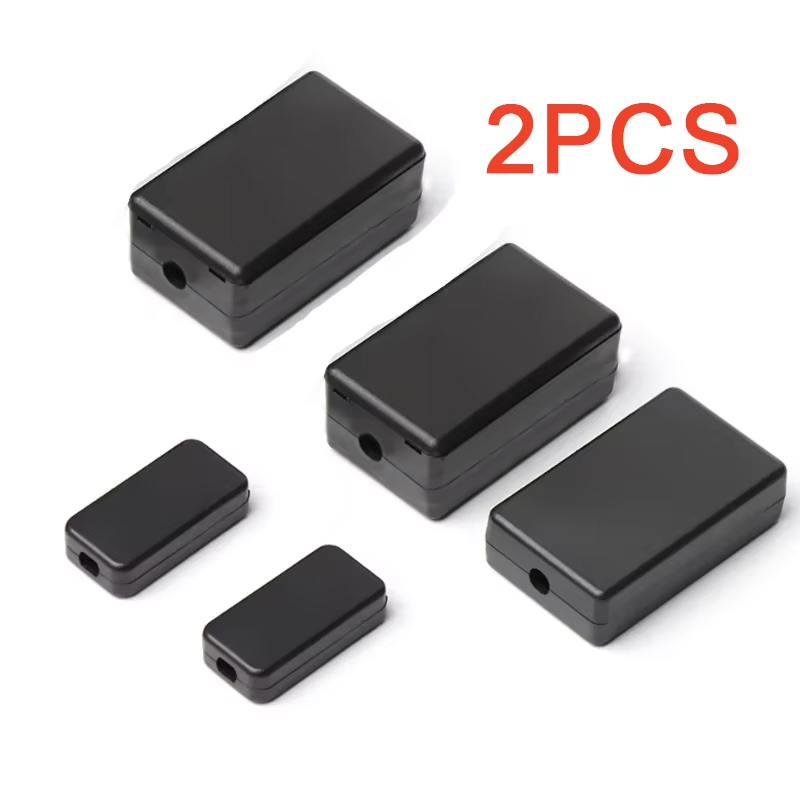 2PCS Plastic Waterproof Black  - Diy Electronics Organizer review and price