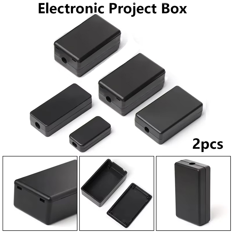 2PCS Plastic Waterproof Black  - Diy Electronics Organizer review and price
