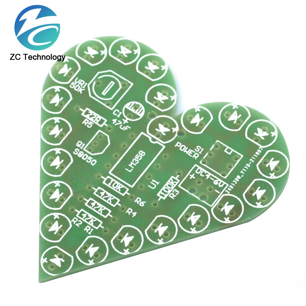 DIY Kit Heart Shape Breathing  - Diy Electronics Learning Kit review and price