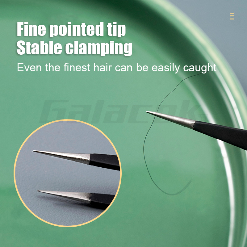 6pcs Precision Long Tweezers S - Diy Electronics Soldering Kit review and price