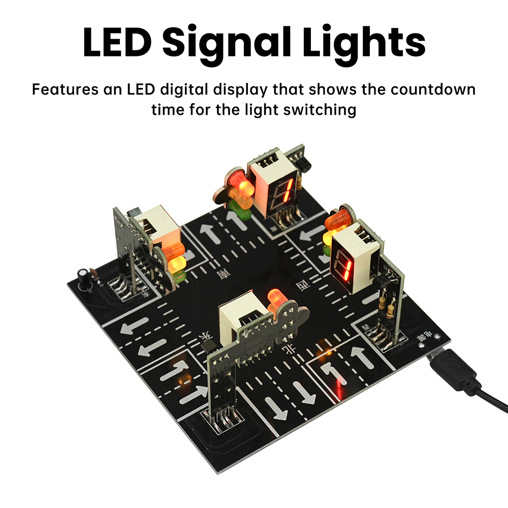 Traffic Light Simulator Kit wi - Diy Electronics Kits For Adults review and price