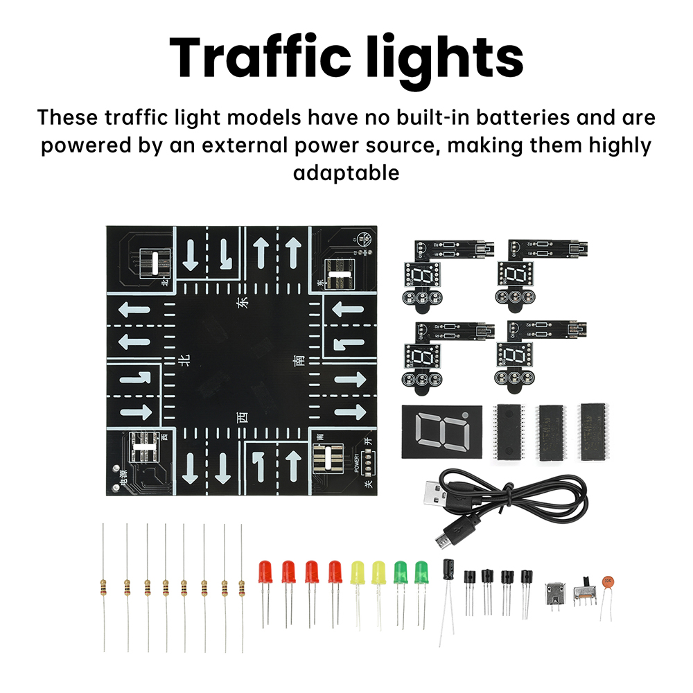 Traffic Light Simulator Kit wi - Diy Electronics Kits For Adults review and price