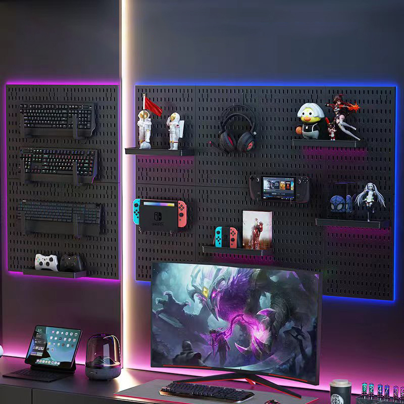 Wall-Mounted No-Punch Hole Boa - Diy Electronics Rack review and price