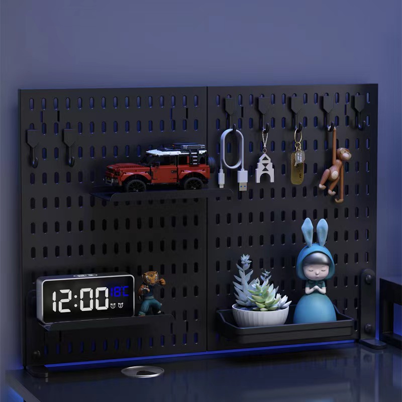 Wall-Mounted No-Punch Hole Boa - Diy Electronics Rack review and price