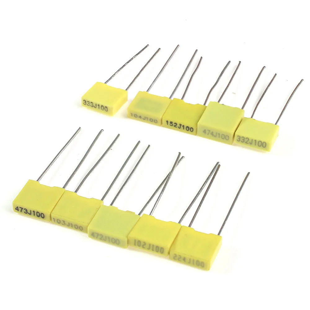 50PCS 102J~474J Polypropylene  - Capacitor Kit Assortment review and price