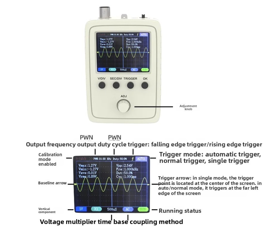 Digital Oscilloscope DIY Assem - Learn Diy Electronics review and price