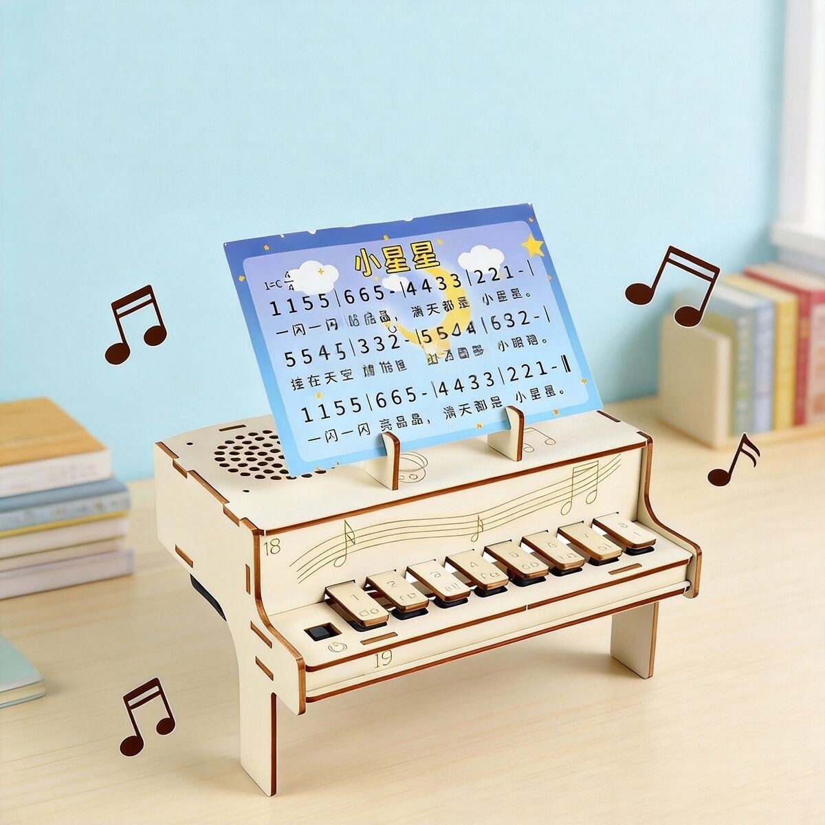 DIY Wooden Electronic Piano Mo - Diy Electronics Learning Kit review and price
