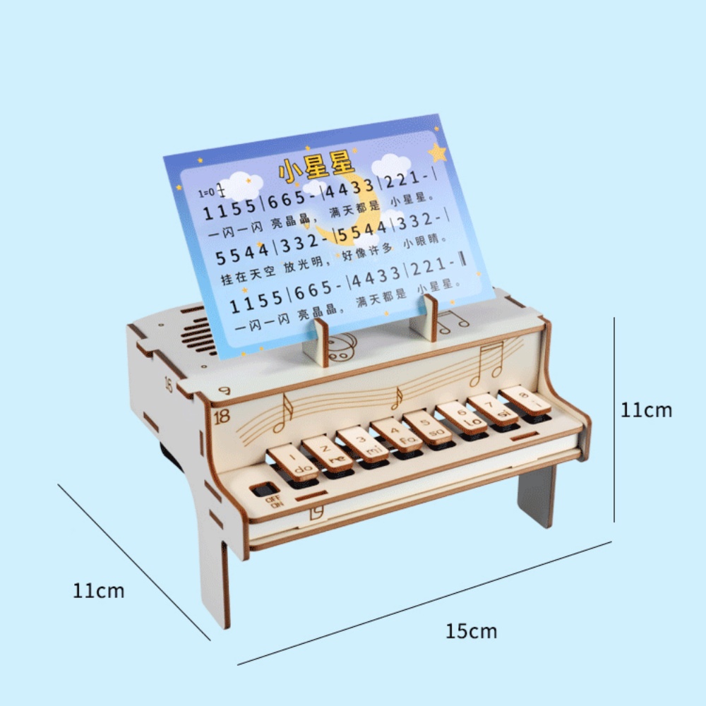 DIY Wooden Electronic Piano Mo - Diy Electronics Learning Kit review and price