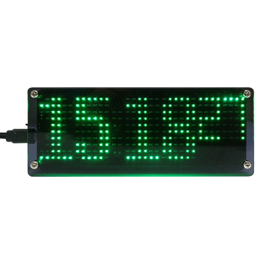 DIY Digital Dot Matrix Clock E - Diy Electronics Learning Kit review and price