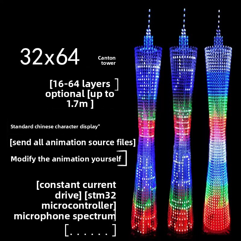 64 Layers Canton Tower DIY Ele - Diy Elektronik review and price