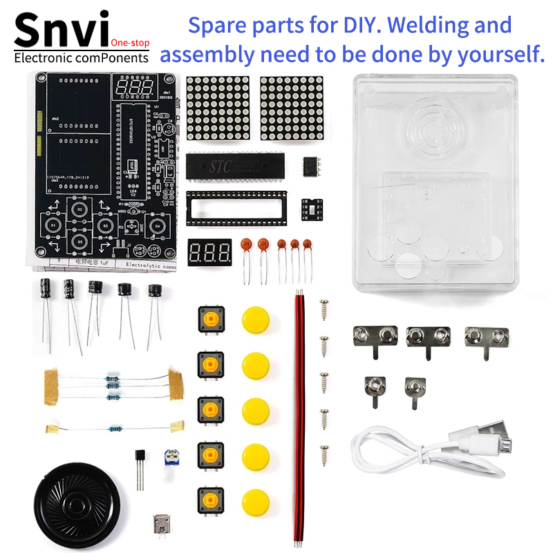 Snvi DIY Pixel Game Console Ki - Diy Electronics Learning Kit review and price
