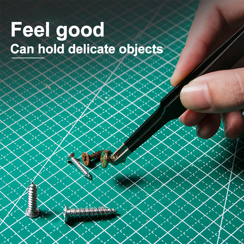 Deli 3PCS Tweezers Set Upgrade - Diy Electronics Soldering Kit review and price